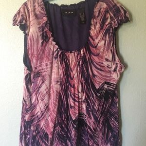 Access Layered Pink/Purple Blouse